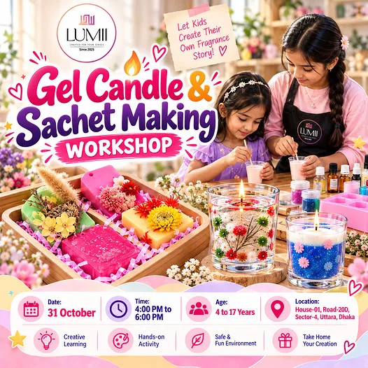 Gel Candle & Sachet Making Workshop